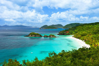 Trunk Bay is one of the popular beaches on St. Johns in the U.S. Virgin Islands. Photo courtesy of Alexander Shalamov.