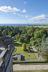 The view from Glenapp Castle in Ballantrae, Scotland, is one many reasons visitors come here to stay. Photo courtesy of Candyce H. Stapen.