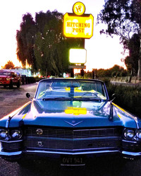 The Hitching Post 2 restaurant in Buellton, California, is one of the locations used in the popular 2004 movie "Sideways." Photo courtesy of Jim Farber.
