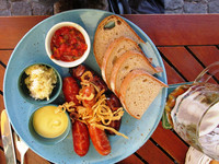  Food on a Danube cruise on the MS Aria reflects the local European cuisine. Photo courtesy of Grand Circle. 