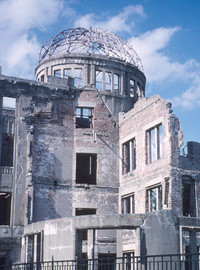 The Atomic Bomb Dome reminds visitors of the damage done in Hiroshima, Japan. Photo courtesy of Philip Courter.
