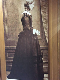  A large photo of a young Florence Nightingale is on display at the Florence Nightingale Museum in London. Photo courtesy of Carl H. Larsen. 