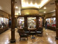 Designer shops are still de rigueur on the Queen Mary in Long Beach, California. Photo courtesy of Kitty Morse.