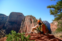  The Great White Throne mountain near Angels Landing is a highlight of Zion National Park in Utah. Photo courtesy of the National Parks System. 