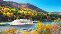 Cruising along the New England coastline is a good way to see fall foliage in that part of the country. Photo courtesy of American Cruise Lines.