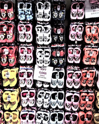  Traditional Dutch shoes come in many styles on the island of Sint Maarten. Photo courtesy of Victor Block. 