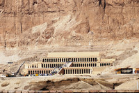  Hatshepsut, the second female pharaoh in Egypt, decided to build a funerary temple in Luxor instead of a tomb. Photo courtesy of Phil Allen. 