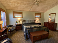 Cozy rooms at the Mountain Lake Lodge in Pembroke, Virginia, make for a nice break from city life. Photo courtesy of Mountain Lake Lodge.