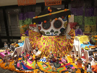 Families in Mexico honor their lost loved ones with altars in their homes on the Day of the Dead. Photo courtesy of Bill Neely.