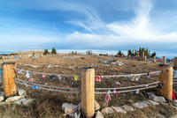 The Bighorn Medicine Wheel is a main feature at Bighorn National Forest in Wyoming. Photo courtesy of Jesse Kaft/Dreamstime.com.