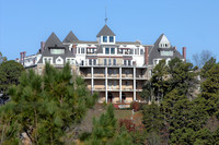 The Crescent Hotel and Spa in Eureka Springs, Arkansas, bears the nickname "Castle in the Air." Photo courtesy of Bonita Cheshier/Dreamstime.com.