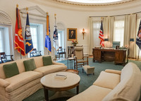  The Oval Office during the administration of President Lyndon B. Johnson is re-created at his library in Austin, Texas. Photo courtesy of Jacqueline F. Cooper/Dreamstime.com. 