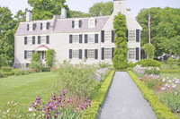  Homes of both John Adams and John Quincy Adams are located at the Adams Historical Park in Quincy, Massachusetts. Photo courtesy of Joe Sohm/Dreamstime.com. 
