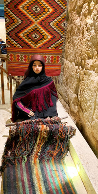  Mannequins in a museum at the Citadel in Amman, Jordan, demonstrate how Arab people used to live and work. Photo courtesy of Phil Allen. 