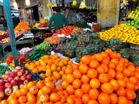  Outdoor souks in Amman, Jordan, are colorful bazaars of food and spices. Photo courtesy of Phil Allen. 