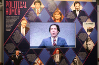  Political comedy is on display at the National Comedy Center in Jamestown, New York. Photo courtesy of Victor Block. 