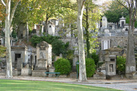  The Pere Lachaise Cemetery in Paris was designed as a park with 5,000 trees and winding cobblestone paths. Photo courtesy of Phil Allen. 