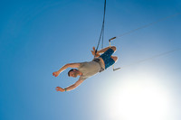  At the Club Med Sandpiper Bay in St. Lucie, Florida, guests can try their skill on the flying trapeze. Photo courtesy of Club Med. 