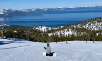  The author's son enjoys snowboarding at Heavenly Ski Resort in Lake Tahoe, California. Photo courtesy of Margot Black. 