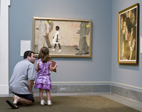  The Norman Rockwell Museum in Stockbridge, Massachusetts, affords an opportunity to explore history through Rockwell's art. Photo courtesy of the Norman Rockwell Museum. 