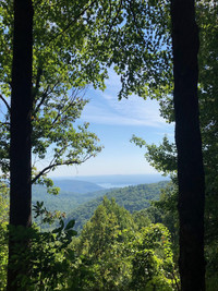 It is easy to see where the Blue Ridge Mountains that span the East Coast of the United States got their name. Photo courtesy of Bill Neely.