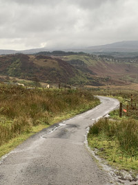  This single-track road carries visitors around the Isle of Eigg in Scotland. Photo courtesy of Carl H. Larsen. 
