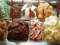  It's always the right time for a gelato break in Tuscany. Photo courtesy of Victor Block. 