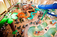 The water park at Great Wolf Lodge in Williamsburg, Virginia, is possibly its most outstanding attraction. Photo courtesy of Great Wolf Lodge.