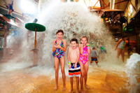 Children at the Great Wolf Lodge in Williamsburg, Virginia, play in a Tipping Bucket area. Photo courtesy of Great Wolf Lodge.
