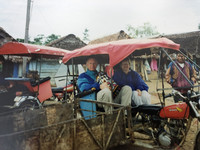  The authors arrive in Puerto Maldonado, Peru, to begin their "resort" adventure at the Tambopata Research Center. Photo courtesy of Bill Neely. 