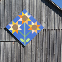  A trail through Oregon's Tualatin Valley leads visitors to barns adorned with quilt blocks. Photo courtesy of Victor Block. 