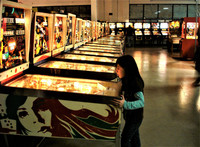 . At the Pinball Hall of Fame in Las Vegas visitors can actually play some of the machines. Photo courtesy of Jim Schelberg, Pinball Hall of Fame. 