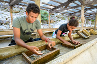  Children sluice at Emerald Village Gemstone Mine in North Carolina. Photo courtesy of VisitNC.com. 