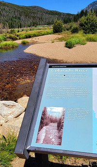  The headwaters of the Colorado River can be found in the Rocky Mountain National Park. Photo courtesy of Jim Farber. 