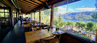  Dinner at the Grand Lake Lodge in Colorado's Rocky Mountain National Park comes with an incomparable view. Photo courtesy of Jim Farber. 