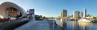  The new Rady Shell in San Diego's Jacobs Park sits on the water and provides a spectacular view of the city. Photo courtesy of Jim Farber. 
