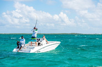  Complimentary boat excursions are available to guests at Ambergris Cay, a resort on a private island that is part of Turks and Caicos. Photo courtesy of Ambergris Cay. 
