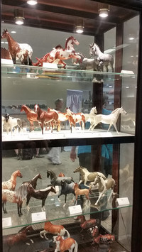  Collectors of the popular Breyer horse figures find their treasures at the Kentucky Horse Park in Lexington. Photo courtesy of Bill Neely. 