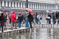 Visitors to Venice, Italy, now often have to deal with rising sea levels. Photo courtesy of Neil Harrison/Dreamstime.com.