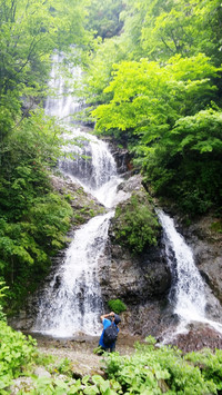  Waterfalls abound along Japan's Nakasendo Way. Photo courtesy Victor Block. 