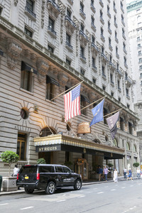 The elegant St. Regis Hotel in New York City has been a setting for "The Godfather," "The Devil Wears Prada" and "Radio Days." Photo courtesy of Ahavelaar/Dreamstime.com.