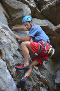  Rock-climbing is an option at Horseshoe Canyon Ranch in Jasper, Arkansas. Photo courtesy of Horseshoe Canyon Ranch. 
