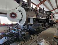  A steam locomotive dating back to 1911 is popular with visitors to the Eastern California Museum in Independence, California. Photo courtesy of Jim Farber. 