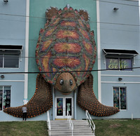"Tank" is the largest piece on the Sea Turtle Art Trail on South Padre Island, Texas. Photo courtesy of Victor Block.