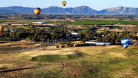  Hot-air balloons in Temecula, California, take off early in the morning to take advantage of prevailing winds. Photo courtesy of Jim Farber. 