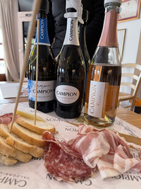  From the vines to the cellar, Campion's prosecco production in Valdobbiadene, Italy, is a family affair. Photo courtesy of Lesley Sauls Frederikson. 