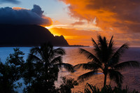 The sunset on the island of Kauai is one of the reasons why this is one of the most popular spots to visit in Hawaii. Image courtesy of the Kauai Visitors Bureau.