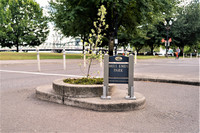  Mill Ends Park in Portland, Oregon, celebrates the area's lumbering industry. Photo courtesy of Justin Katigbak/Travel Portland. 