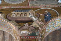  Mosaics at Monreale Cathedral, outside of Palermo, Sicily, depict the biblical story of Noah's Ark. Photo courtesy of Barbara Selwitz. 