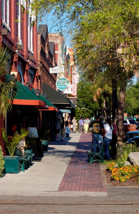  The cobblestone streets on Amelia Island, Florida, remain much as they were in the 19th century. Photo courtesy of Amelia Island. 